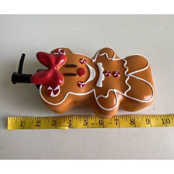 DISNEY Minnie Mouse Christmas Gingerbread Soap Lotion Dispenser With Pump NEW - Picture 7 of 9
